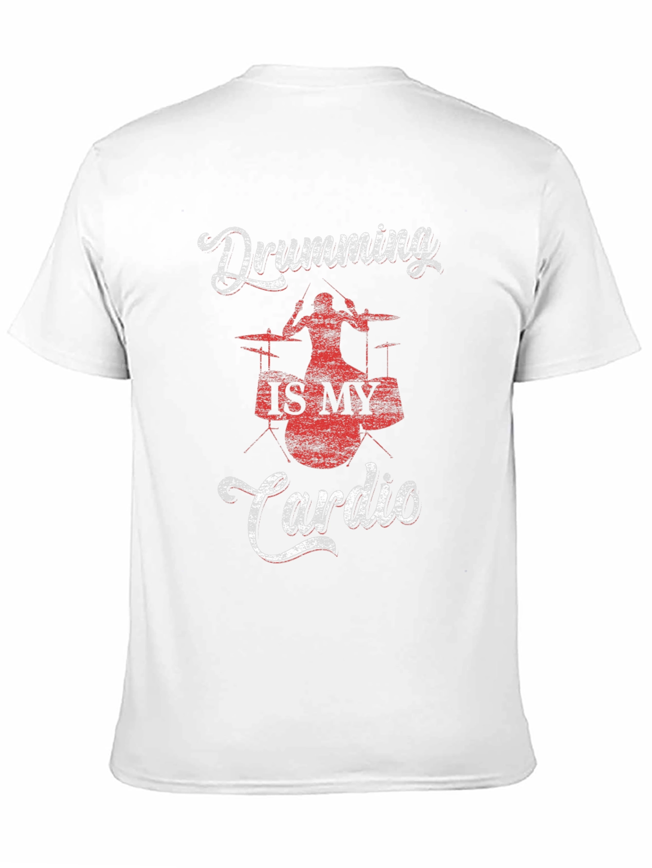Drumming is My Cardio T-Shirt - Black