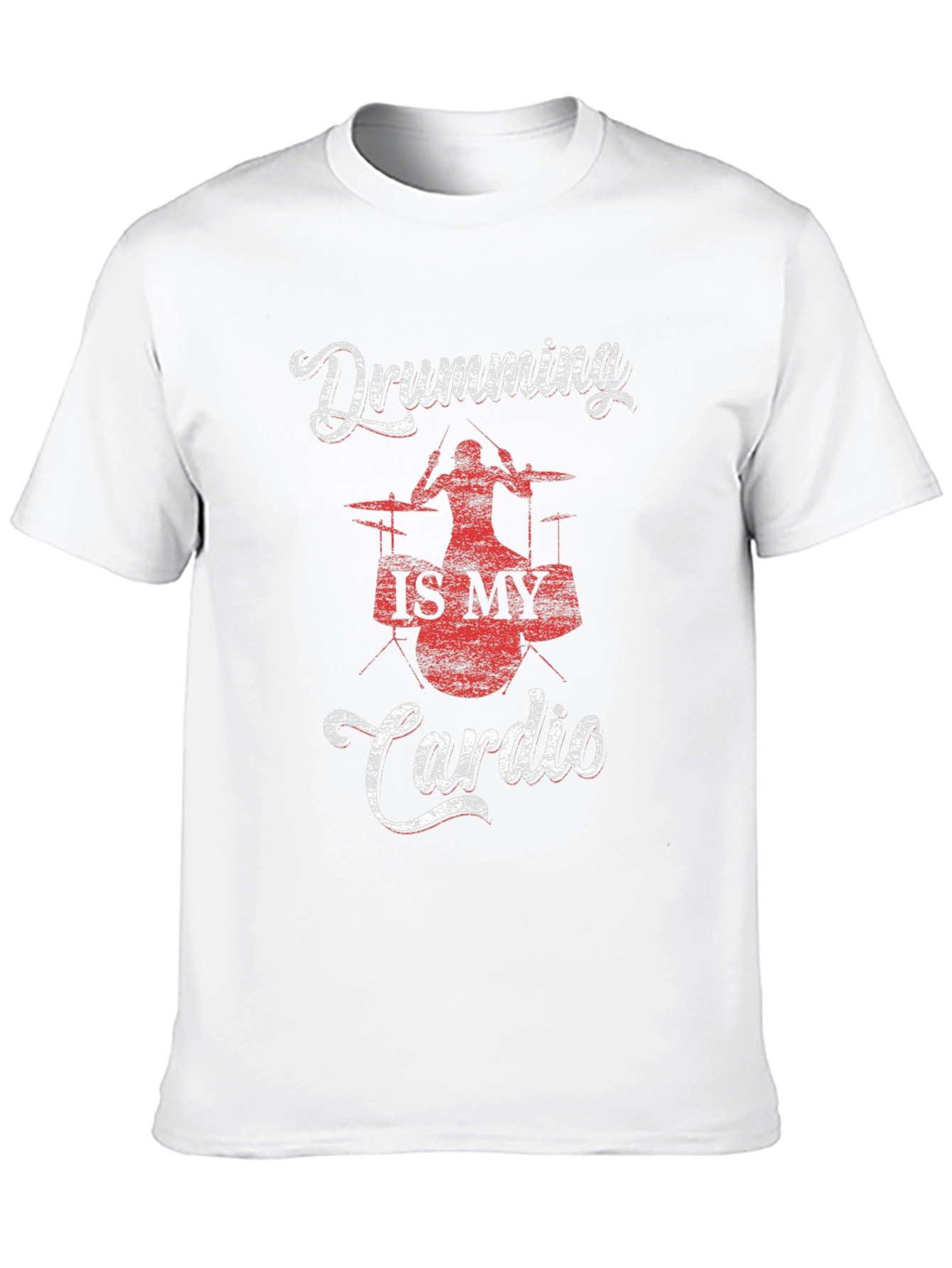 Drumming is My Cardio T-Shirt - Black