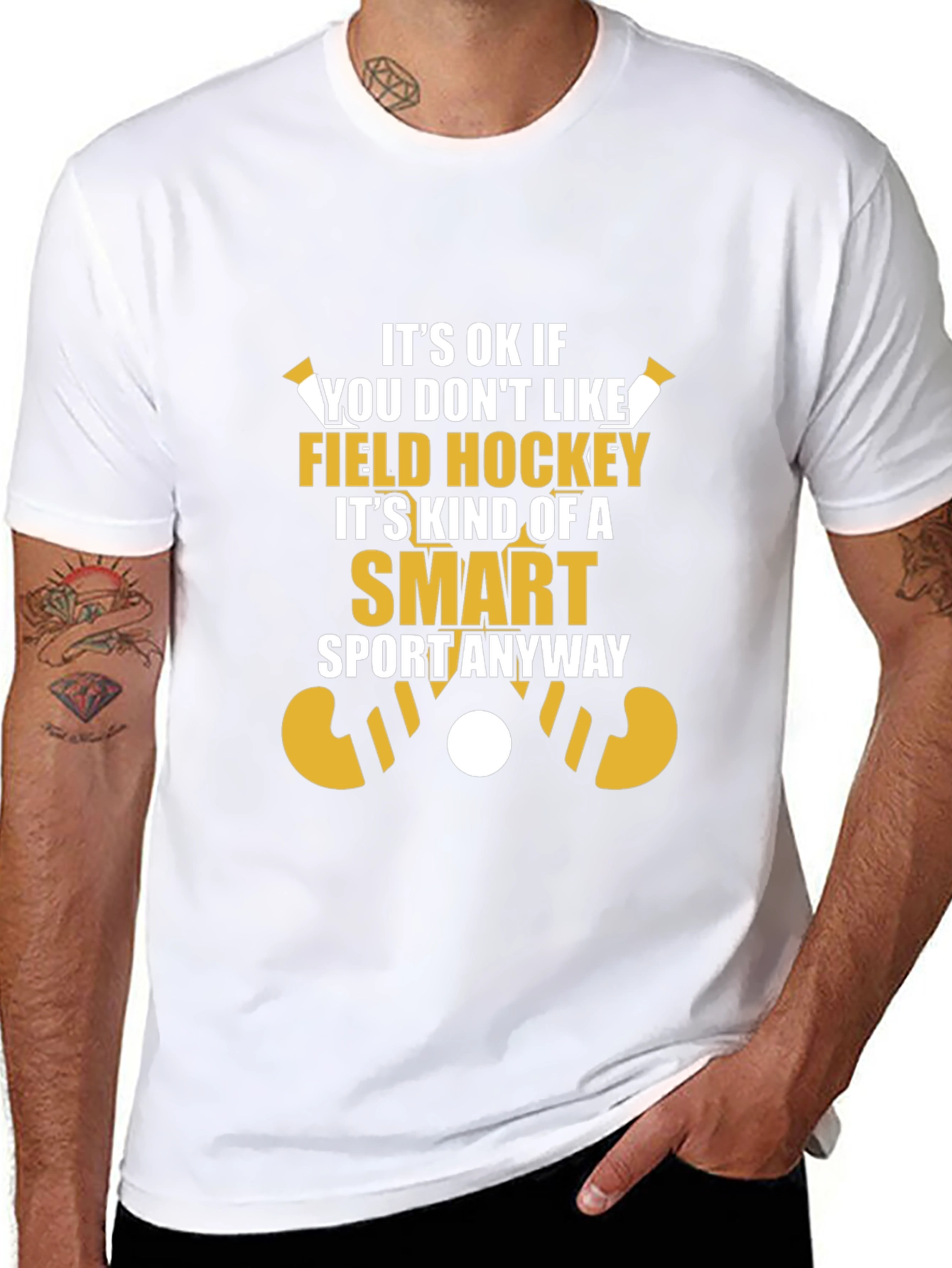 Funny Field Hockey Smart Sport T-Shirt