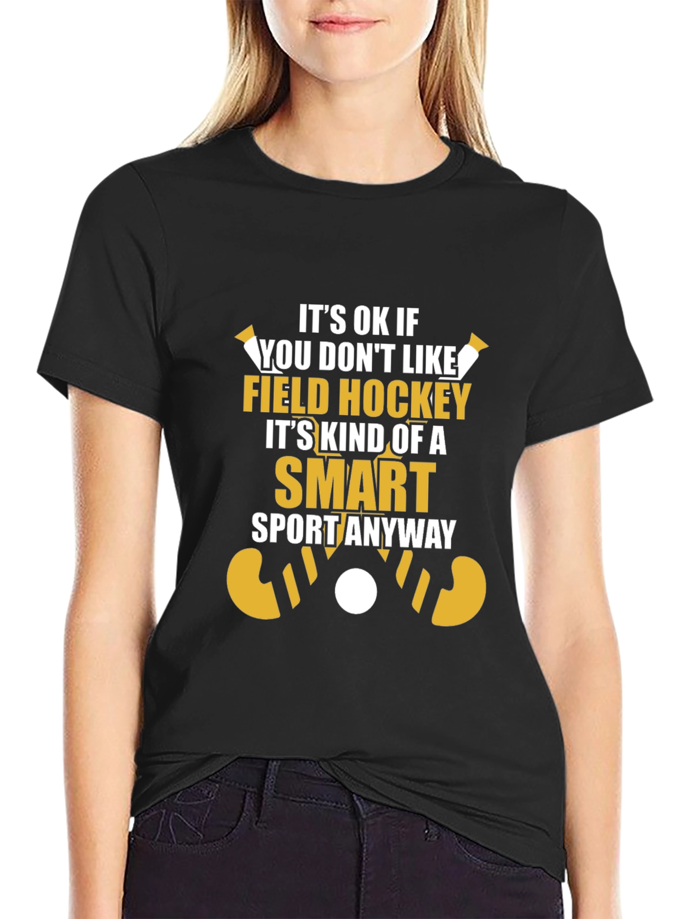 Funny Field Hockey Smart Sport T-Shirt