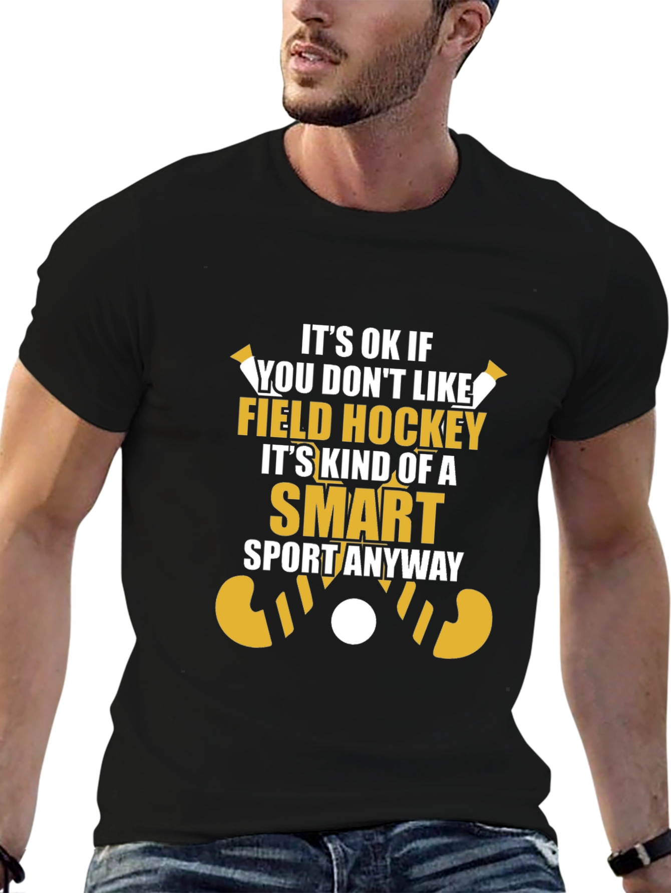 Funny Field Hockey Smart Sport T-Shirt
