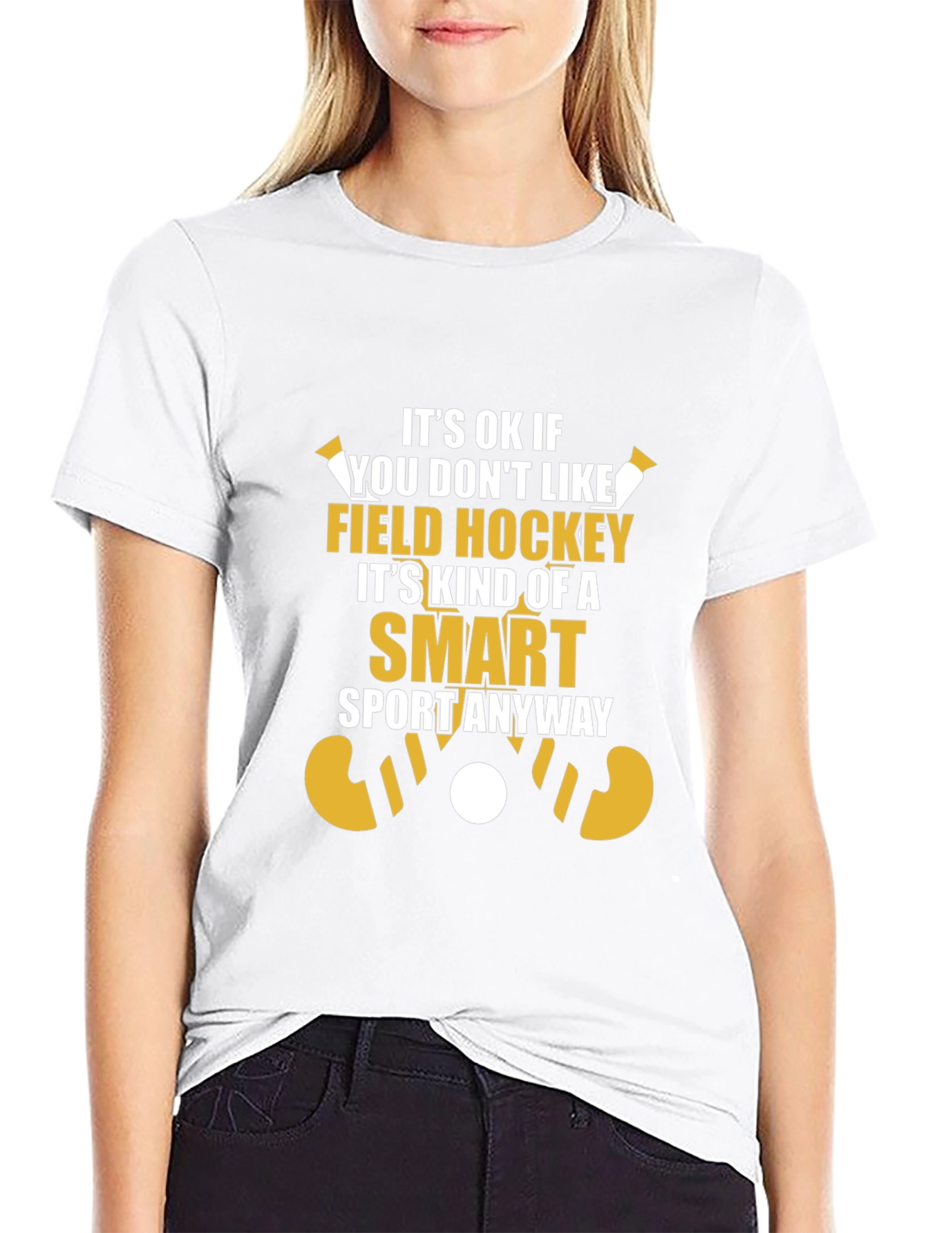Funny Field Hockey Smart Sport T-Shirt