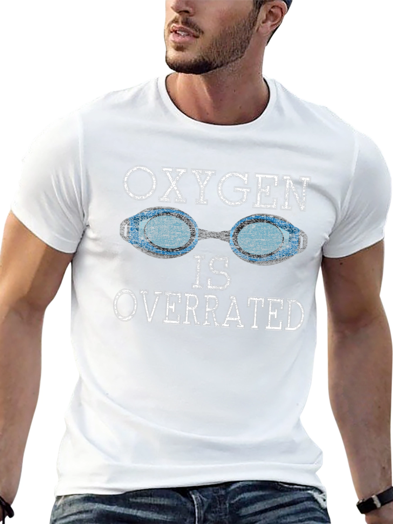 Oxygen Is Overrated Swimmer T-Shirt