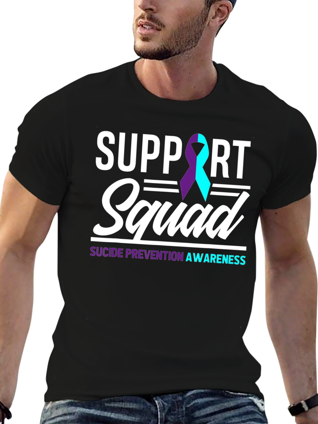 Support Squad Suicide Prevention Awareness T-Shirt