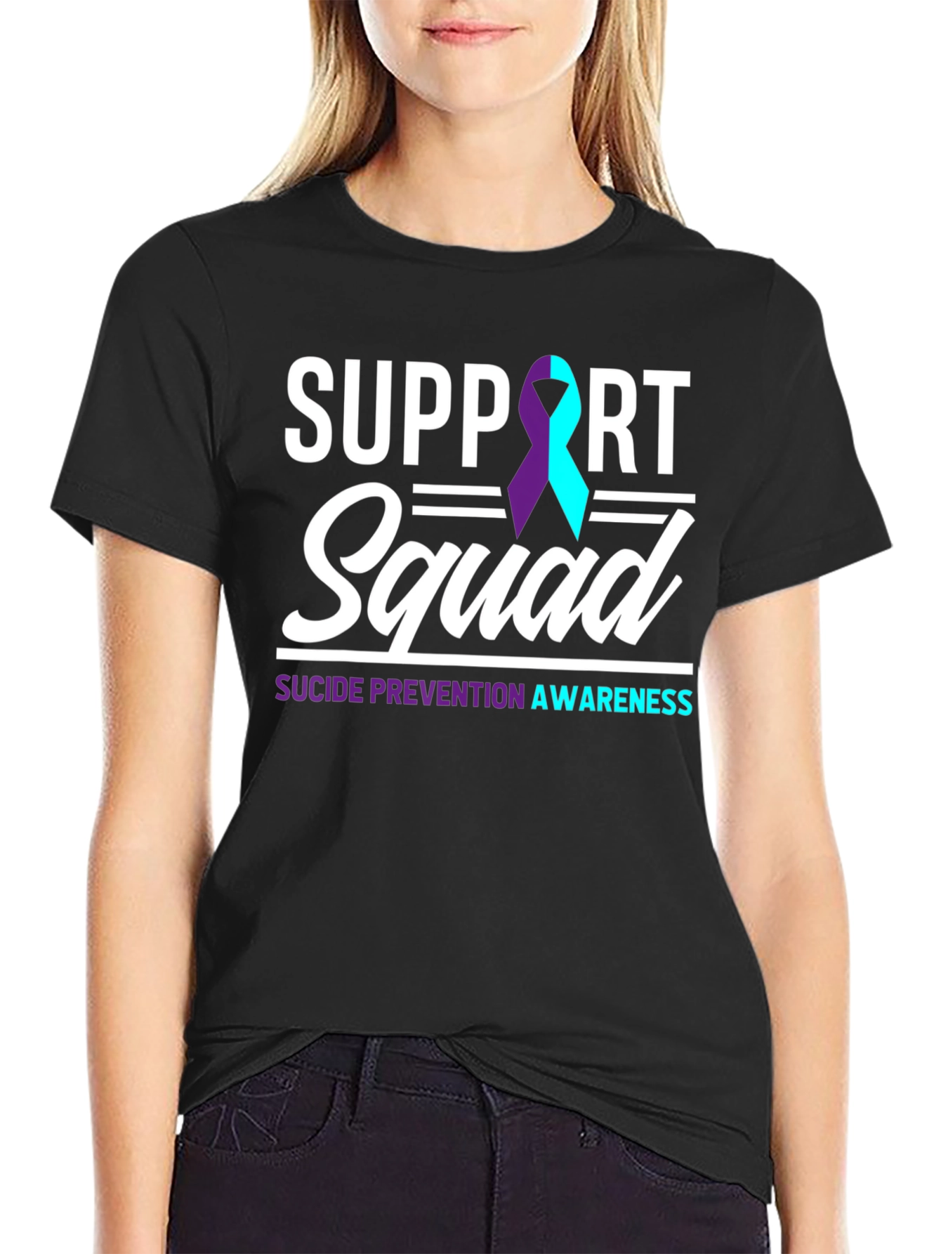 Support Squad Suicide Prevention Awareness T-Shirt