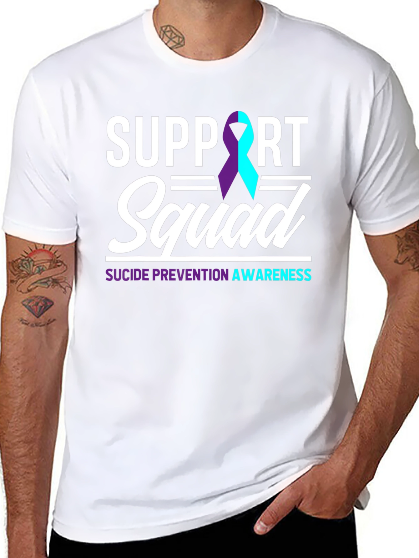 Support Squad Suicide Prevention Awareness T-Shirt