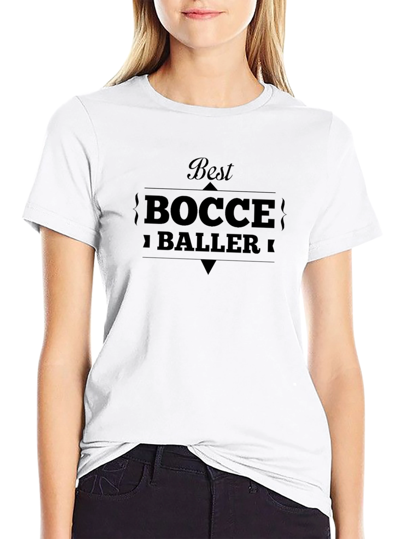 Best Bocce Baller Graphic T-Shirt - Classic Black Tee