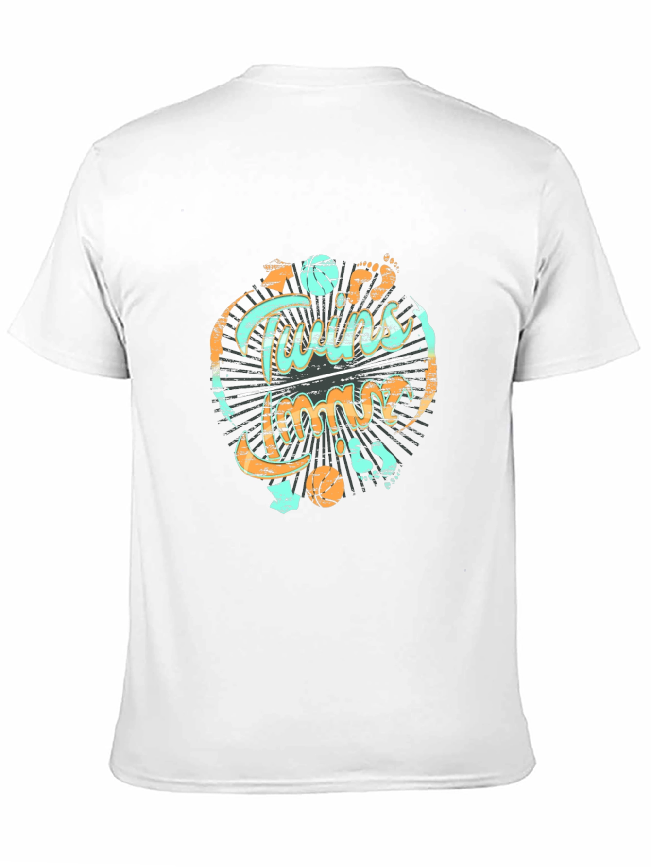 Twins Time Basketball T-Shirt