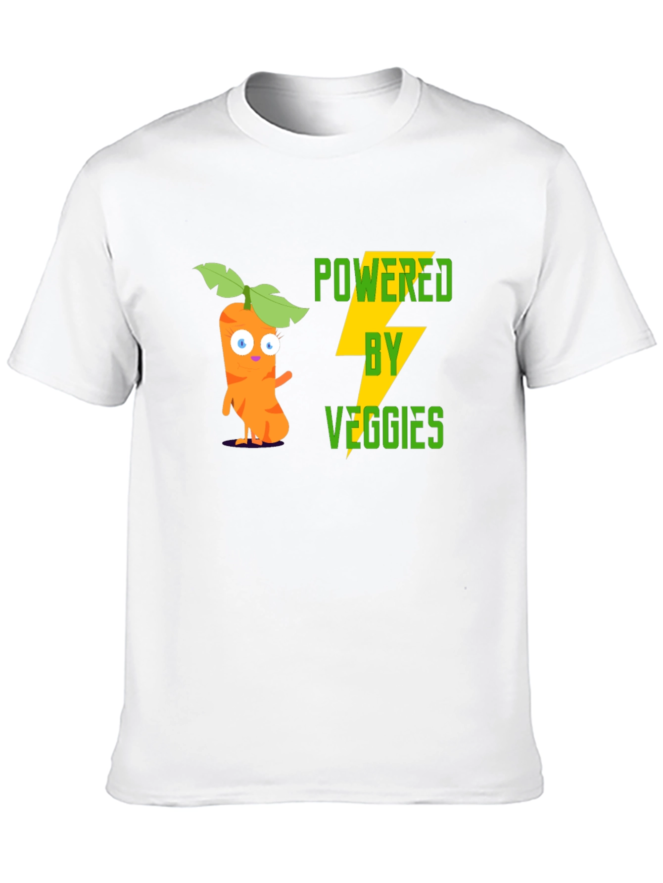 Powered by Veggies Graphic Tee - Black