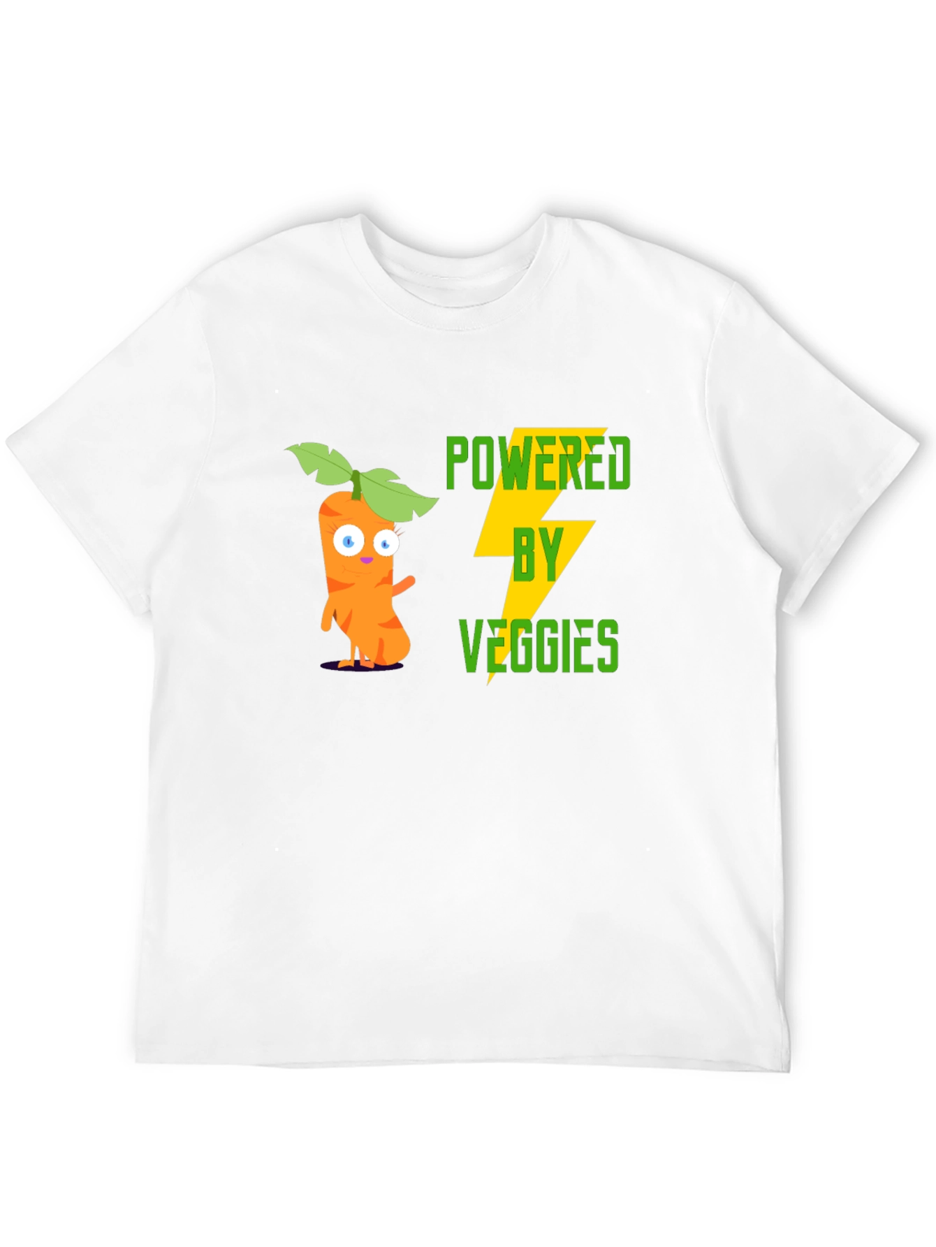 Powered by Veggies Graphic Tee - Black