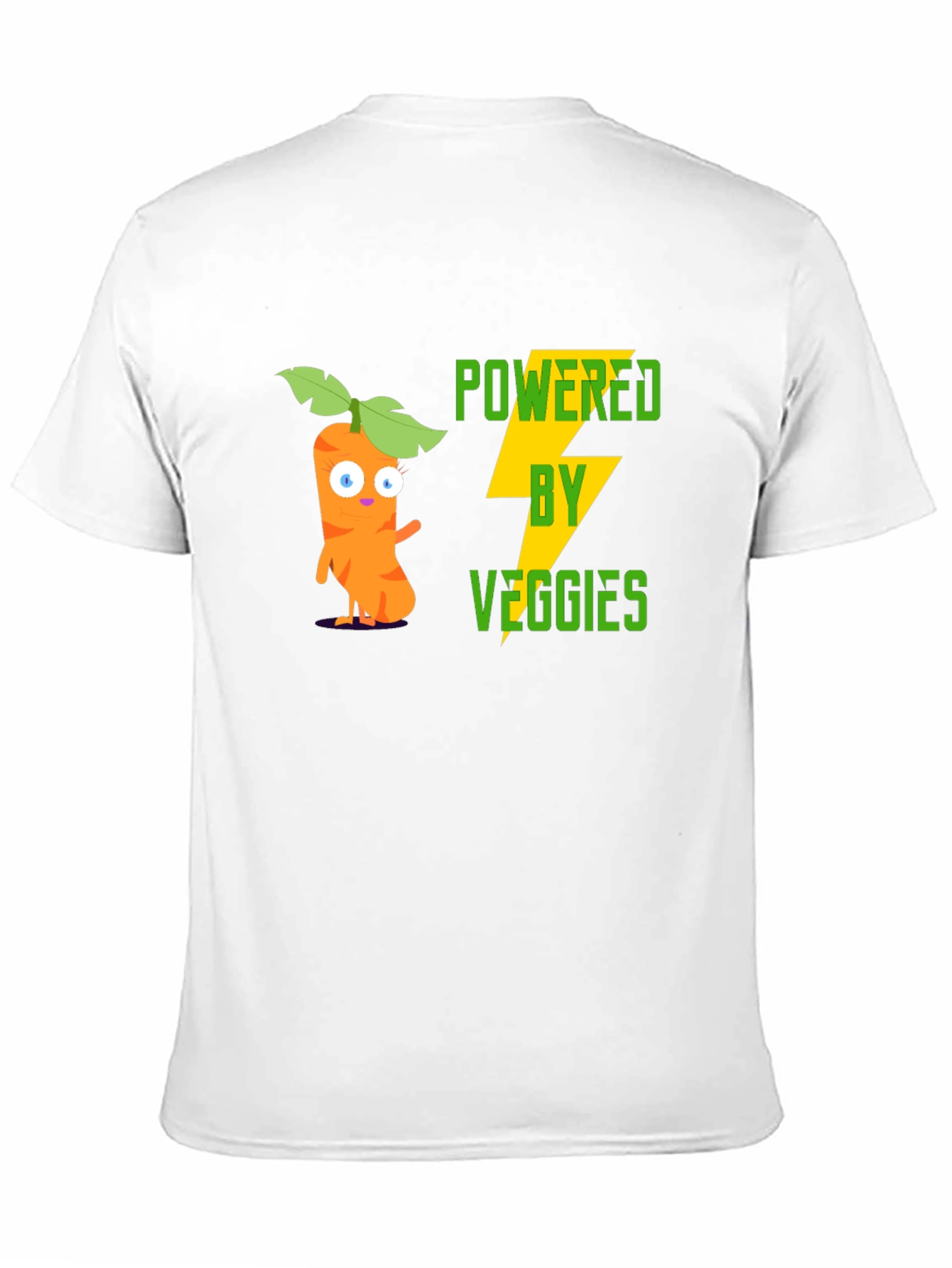 Powered by Veggies Graphic Tee - Black