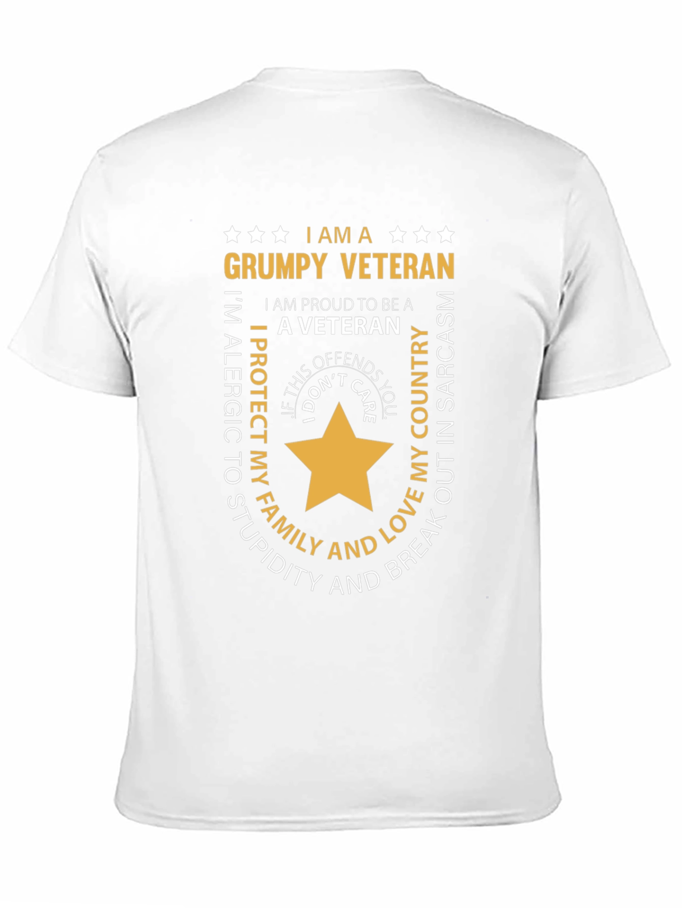 Grumpy Veteran Graphic T-Shirt