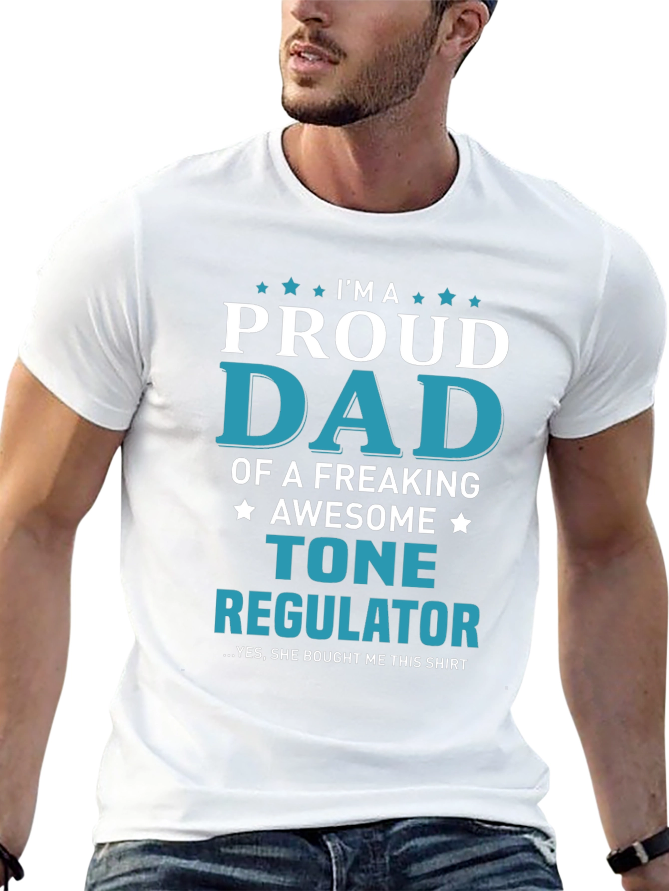 Proud Dad Tone Regulator Graphic T-Shirt