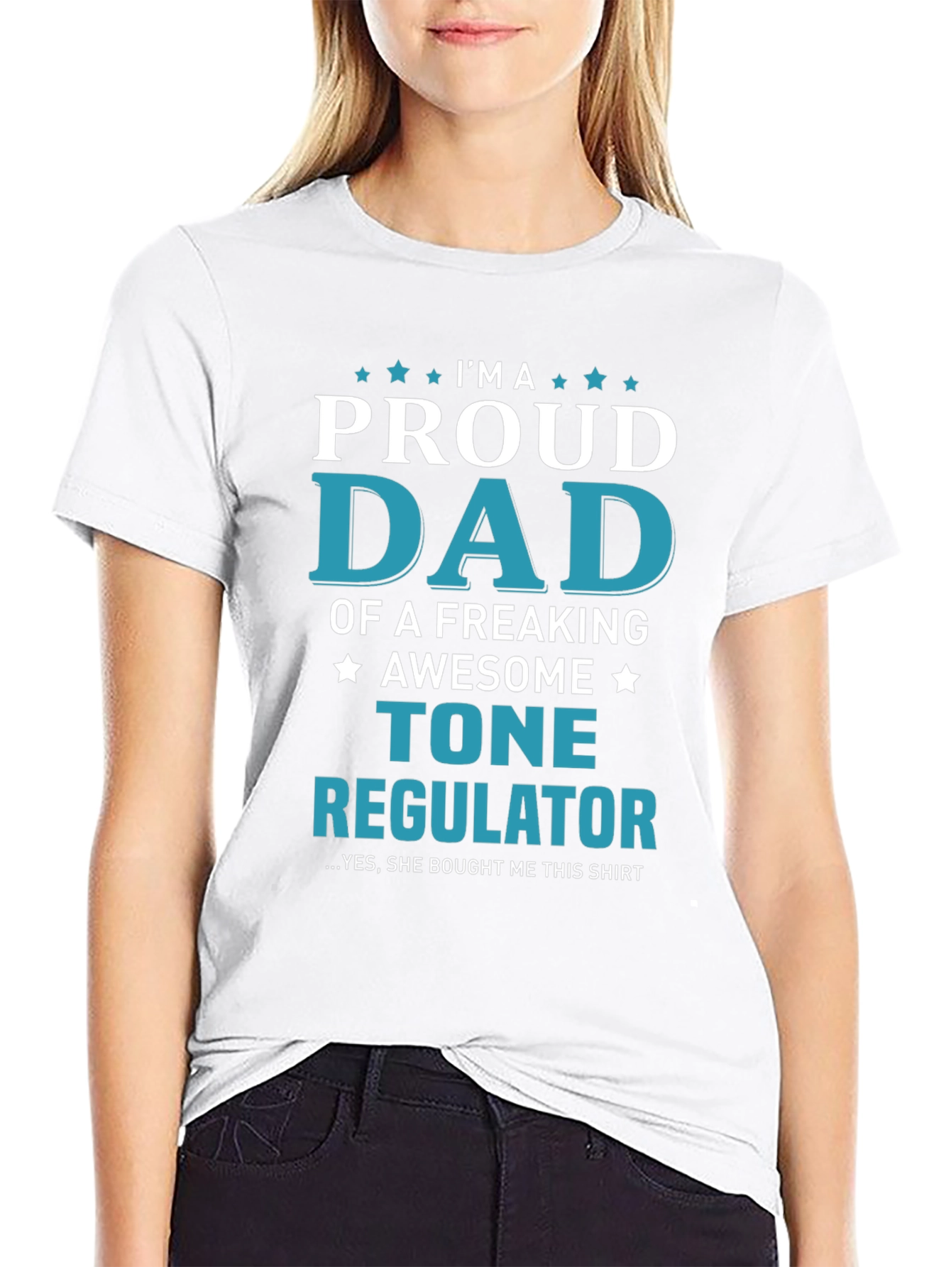 Proud Dad Tone Regulator Graphic T-Shirt