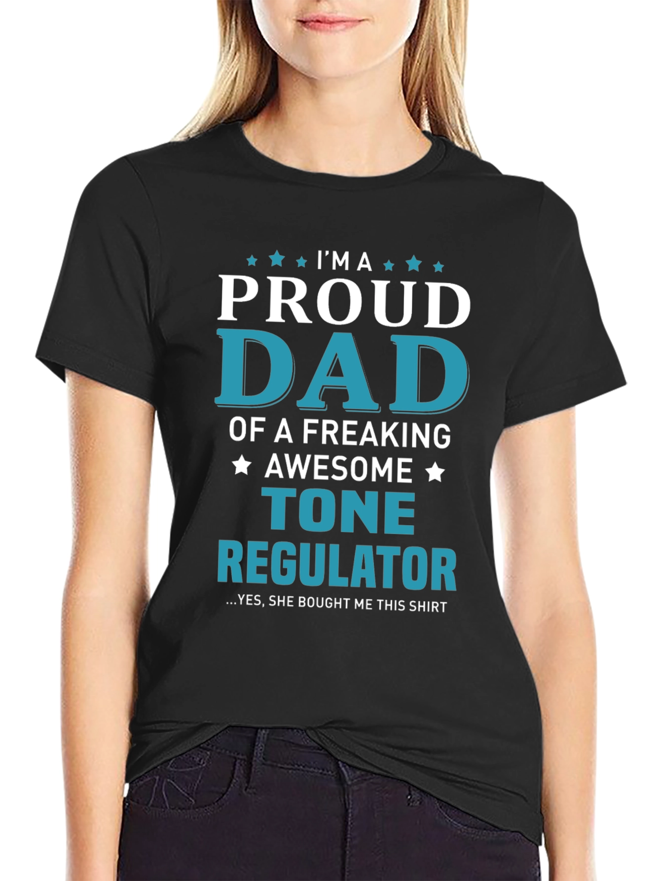 Proud Dad Tone Regulator Graphic T-Shirt