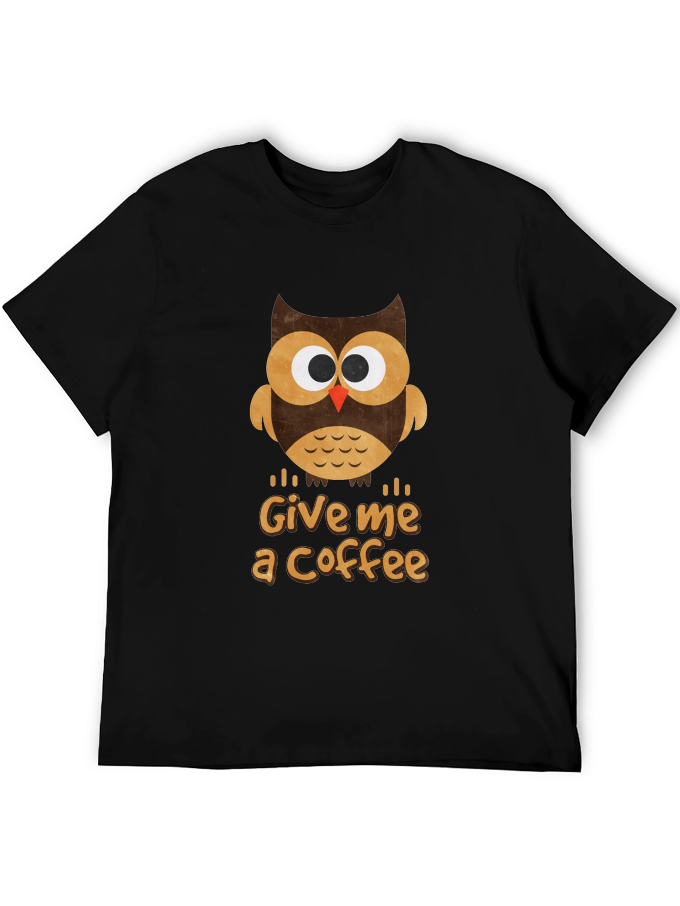 Owl Give Me Coffee T-Shirt - Cute Graphic Tee