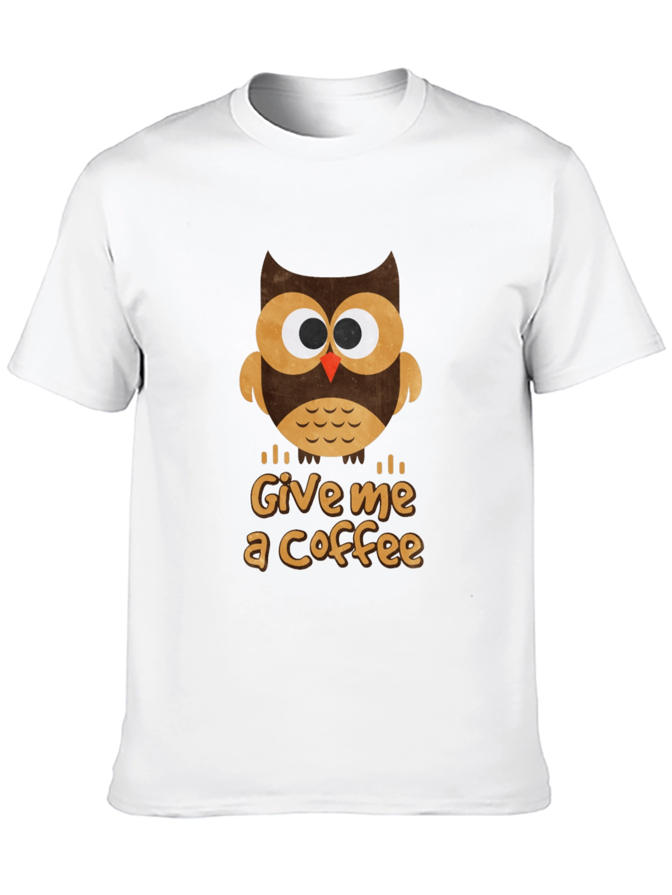 Owl Give Me Coffee T-Shirt - Cute Graphic Tee