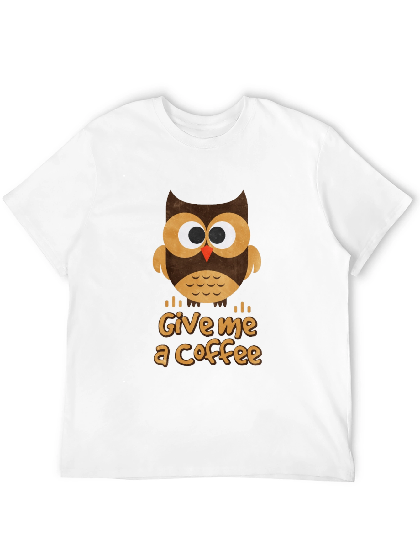Owl Give Me Coffee T-Shirt - Cute Graphic Tee