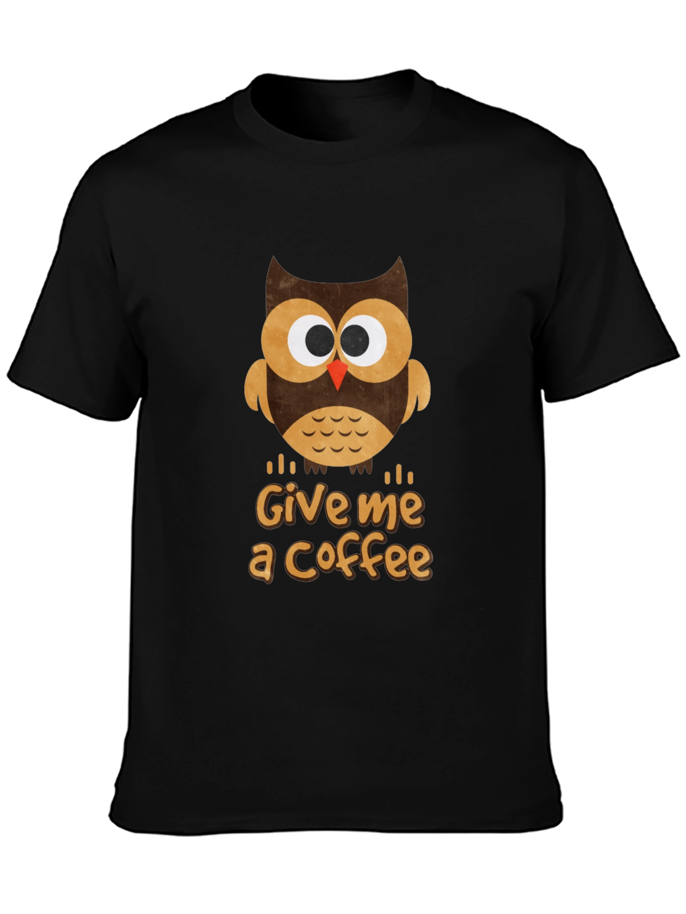 Owl Give Me Coffee T-Shirt - Cute Graphic Tee