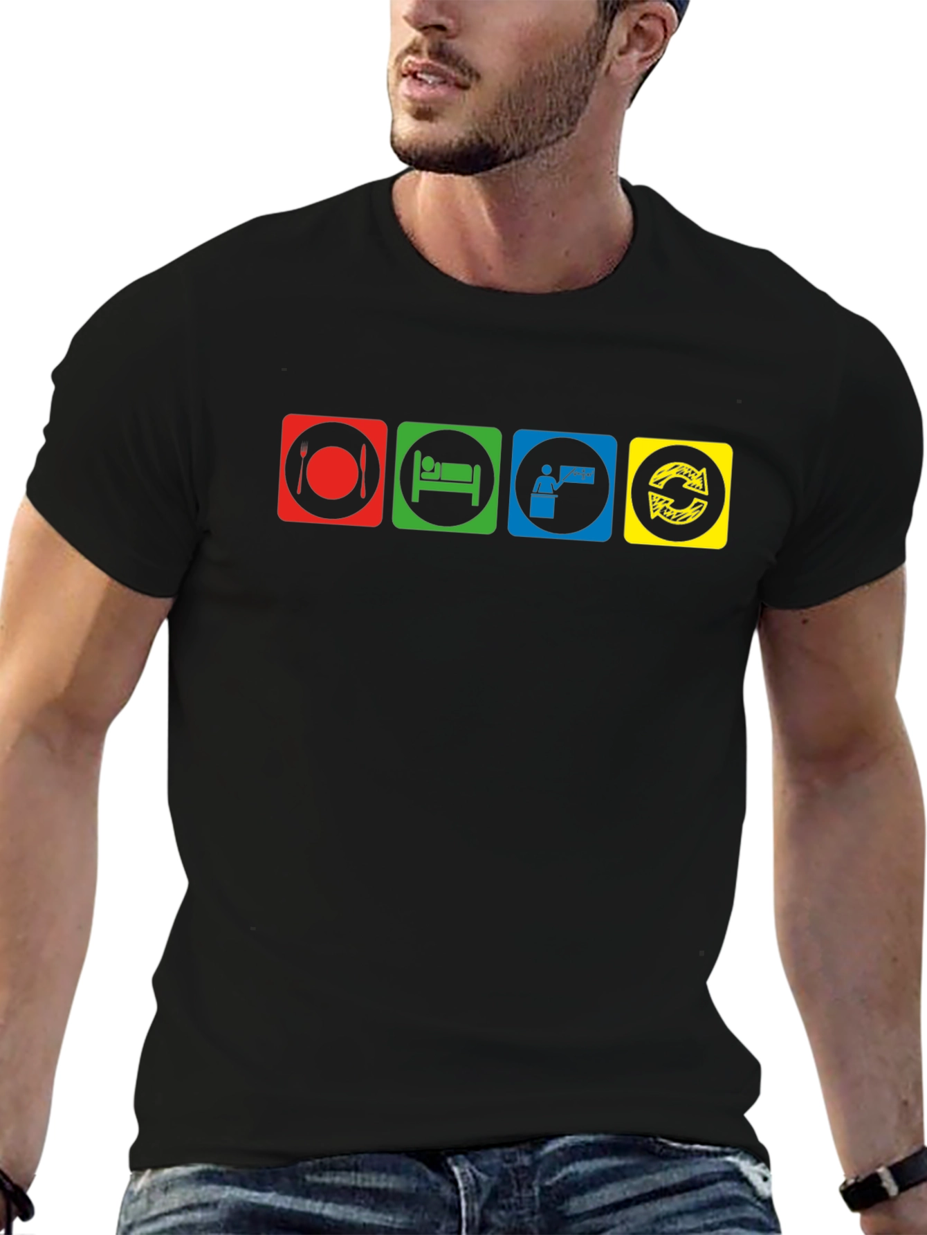 Eat Sleep Teach Repeat T-Shirt