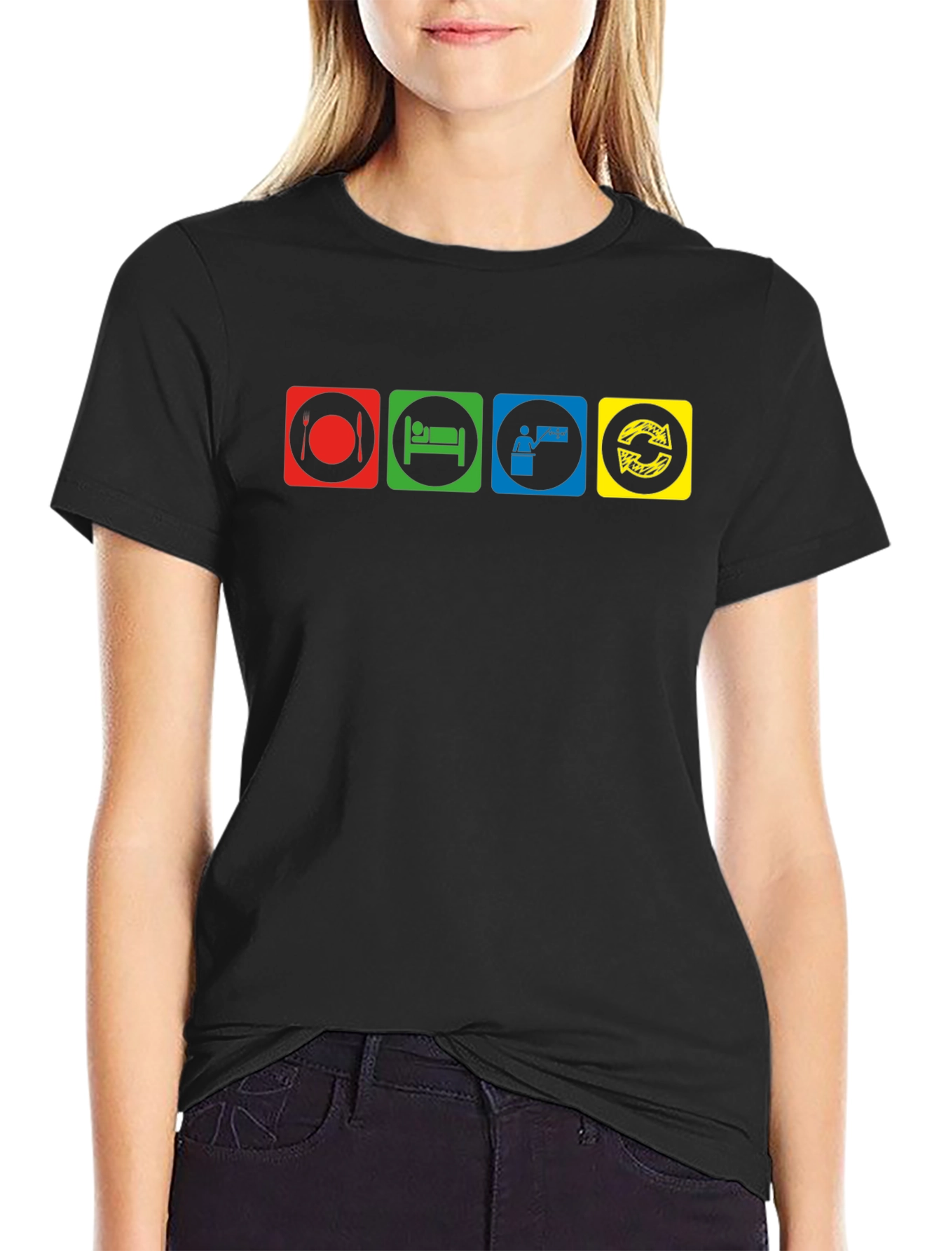 Eat Sleep Teach Repeat T-Shirt