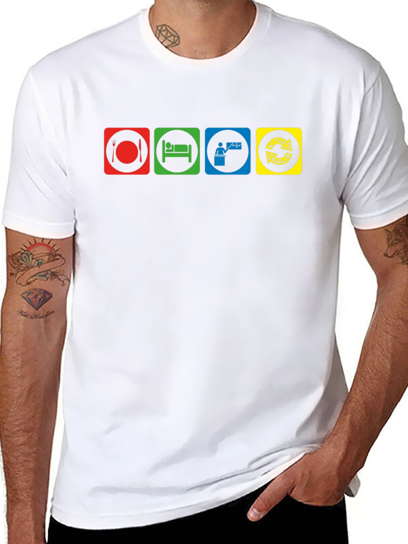 Eat Sleep Teach Repeat T-Shirt