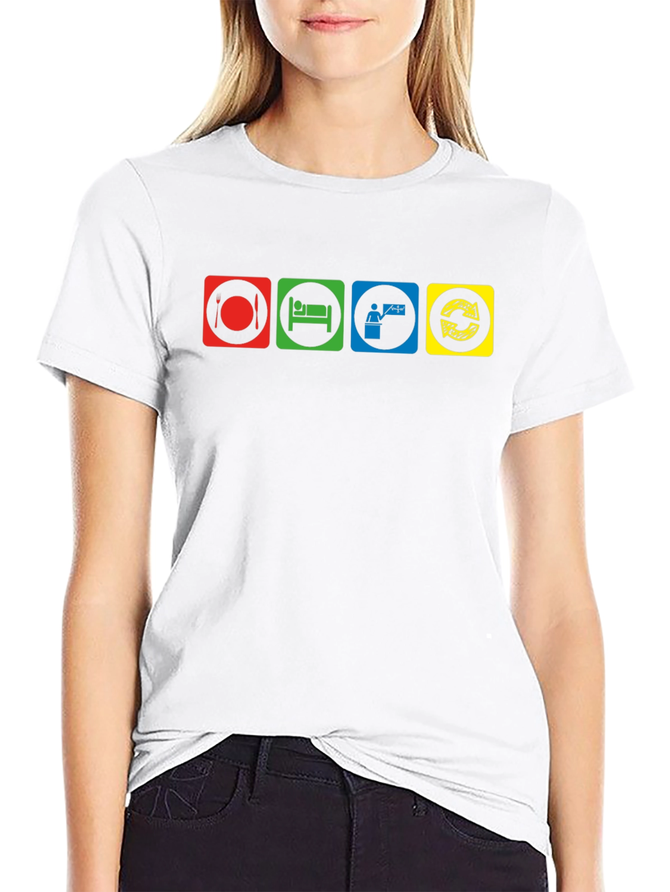 Eat Sleep Teach Repeat T-Shirt