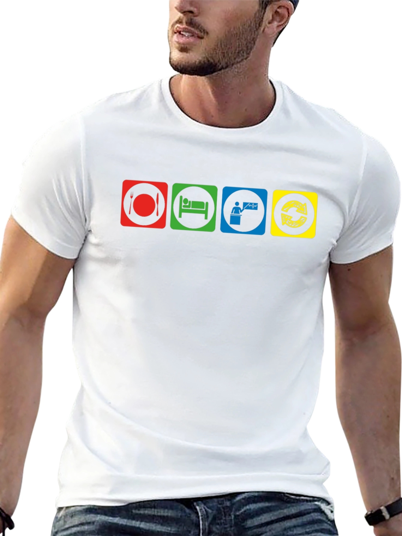 Eat Sleep Teach Repeat T-Shirt