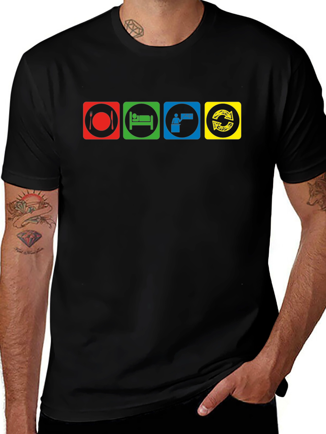 Eat Sleep Teach Repeat T-Shirt