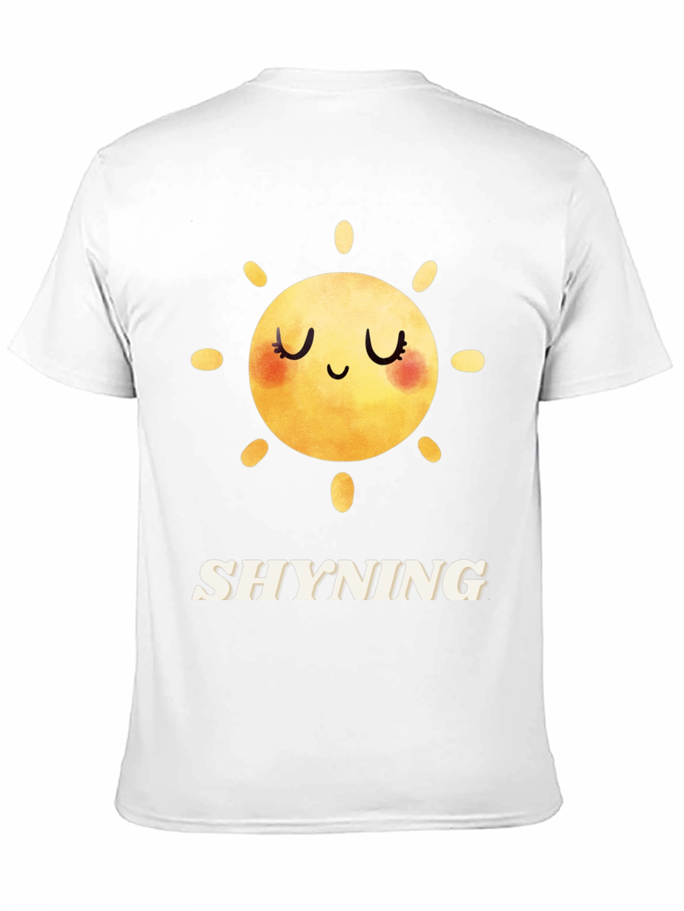 Shyning Sun Graphic Tee - Stylish Black T-Shirt