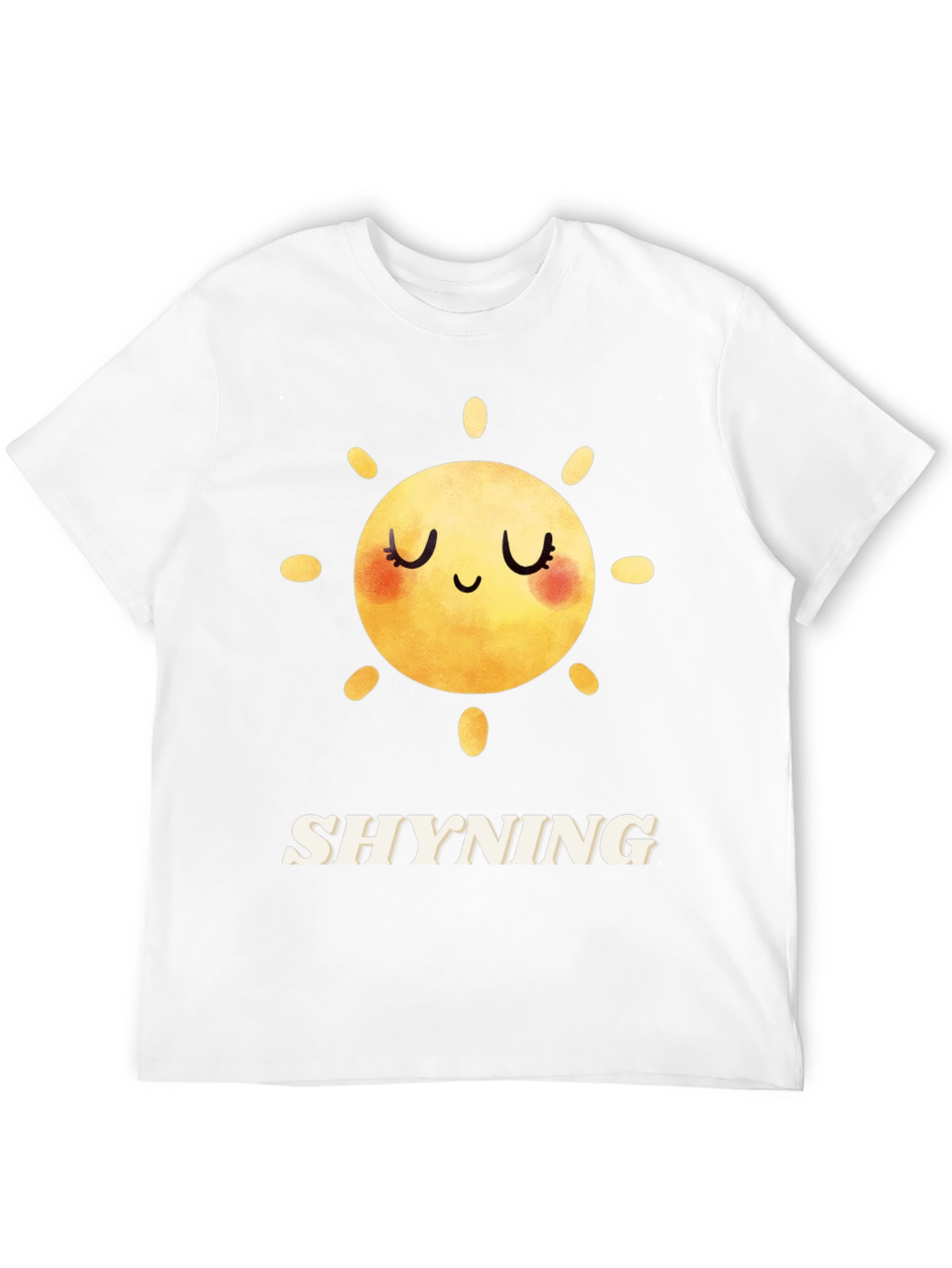 Shyning Sun Graphic Tee - Stylish Black T-Shirt