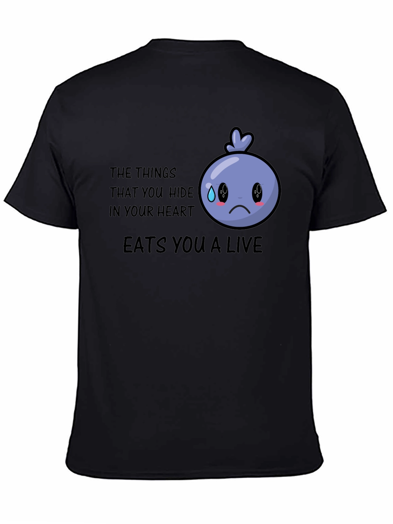Sad Blueberry Graphic T-Shirt