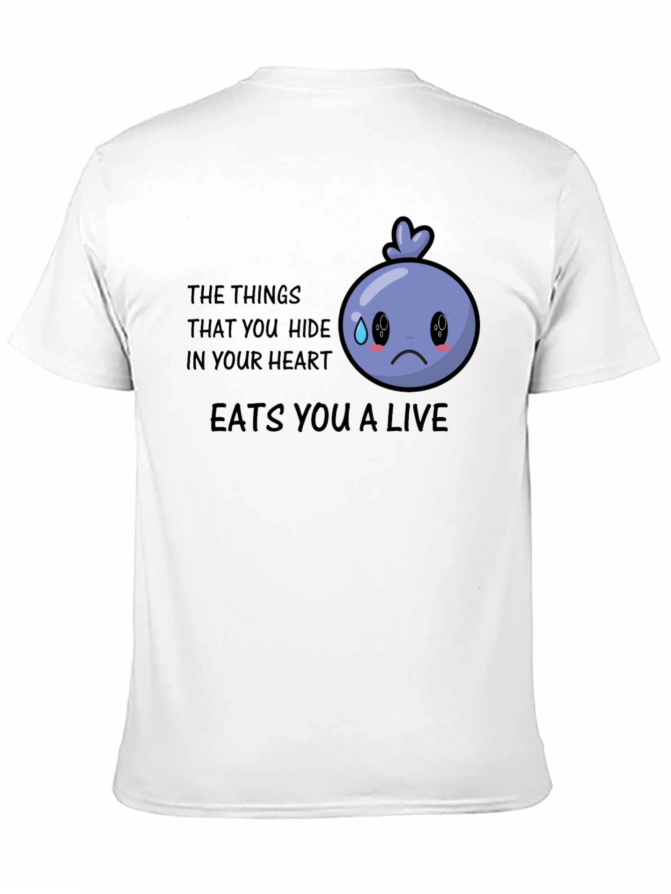 Sad Blueberry Graphic T-Shirt
