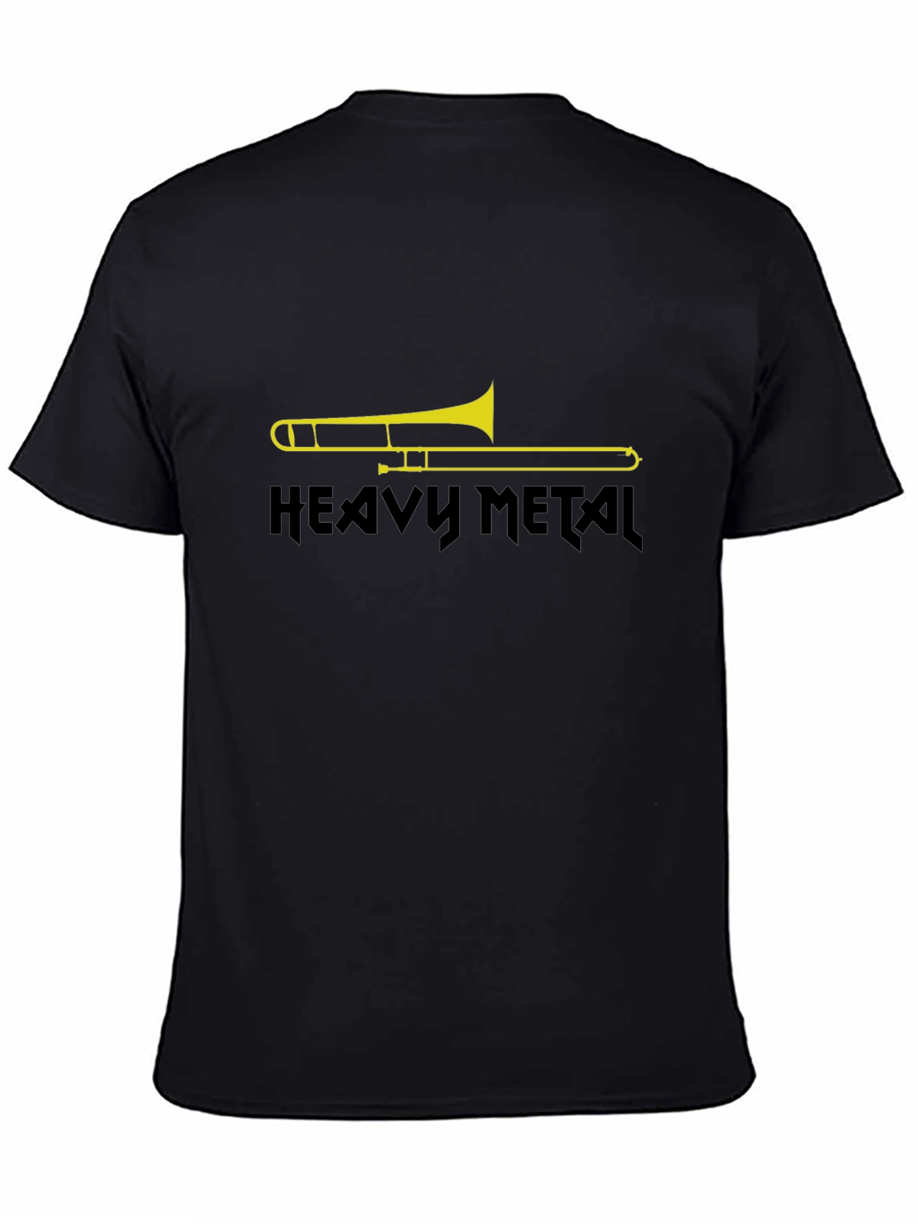 Heavy Metal Trombone Graphic T-Shirt
