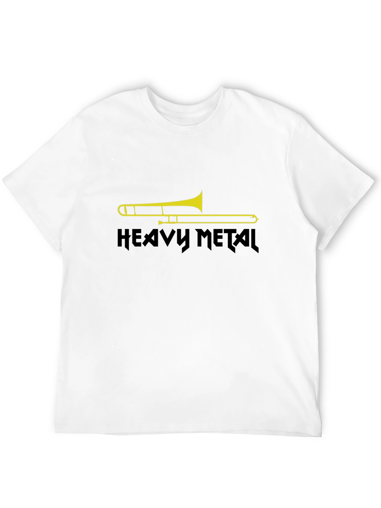 Heavy Metal Trombone Graphic T-Shirt