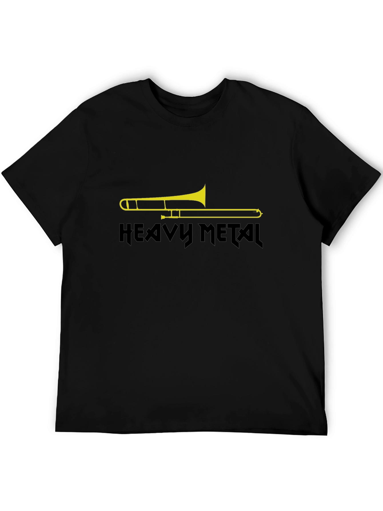 Heavy Metal Trombone Graphic T-Shirt