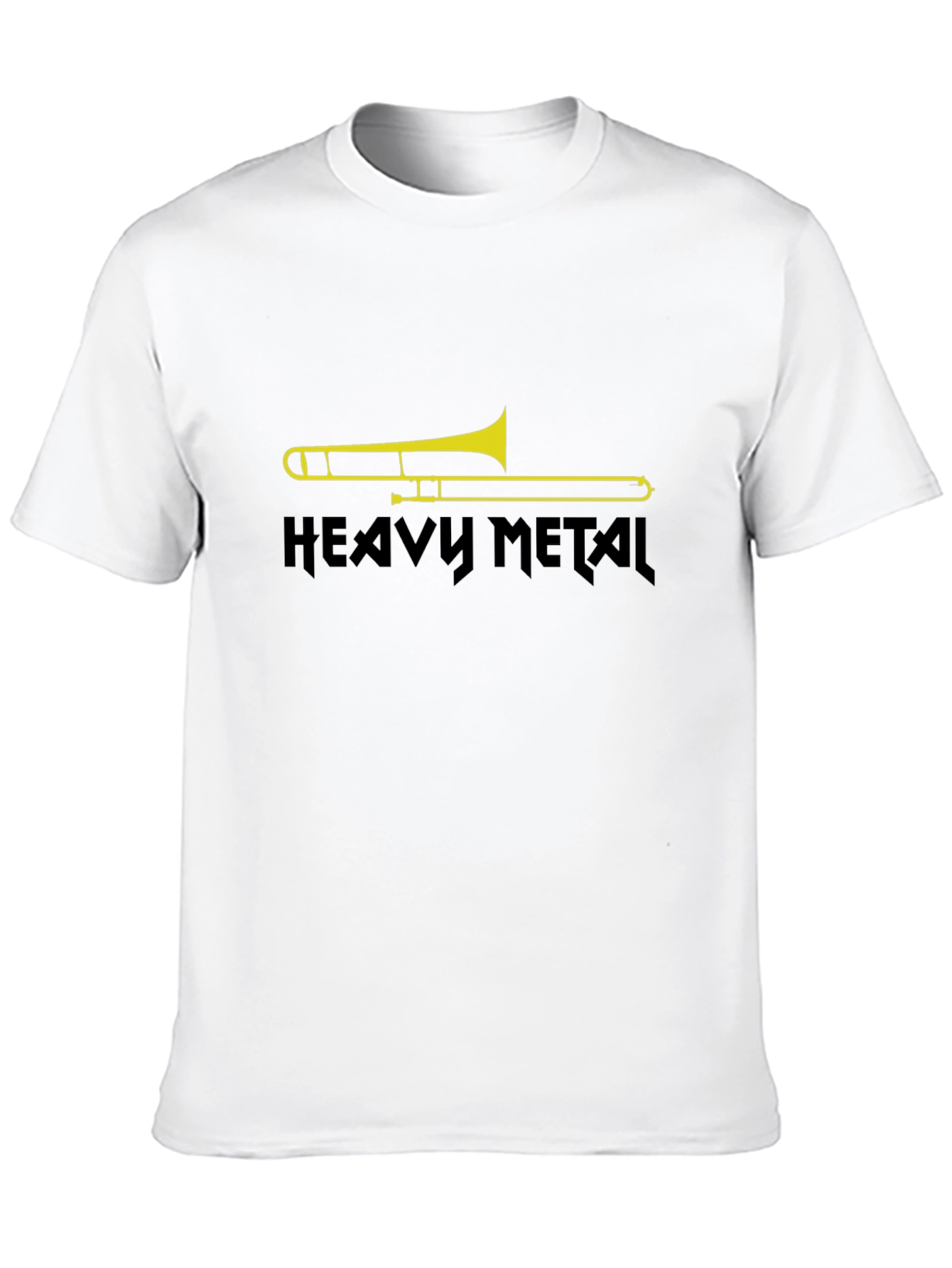 Heavy Metal Trombone Graphic T-Shirt