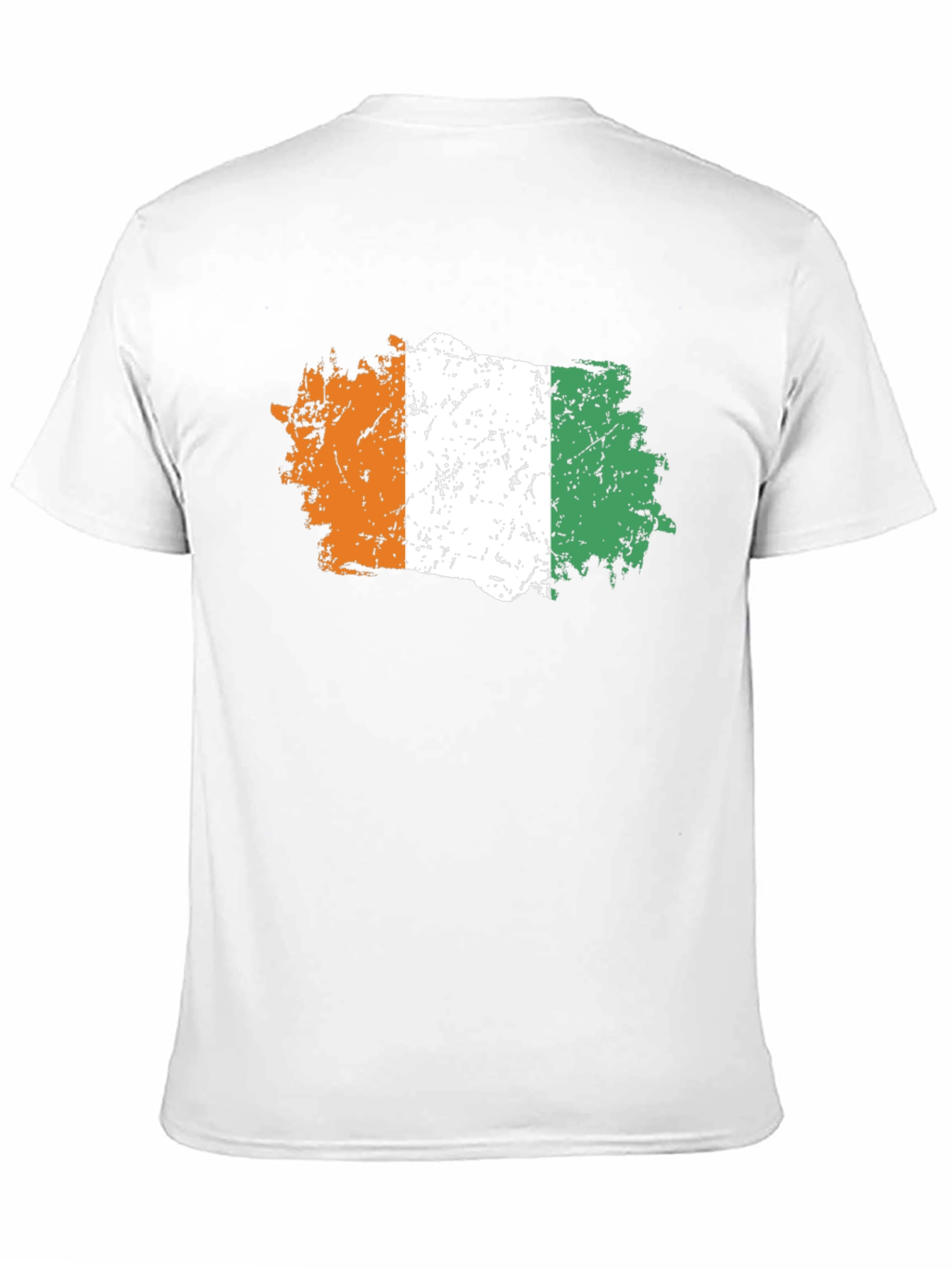 Ivory Coast Flag T-Shirt - Distressed Design