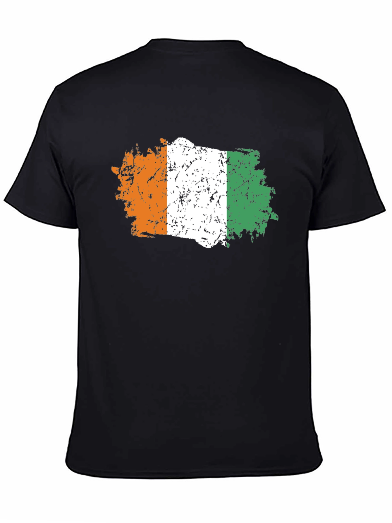 Ivory Coast Flag T-Shirt - Distressed Design