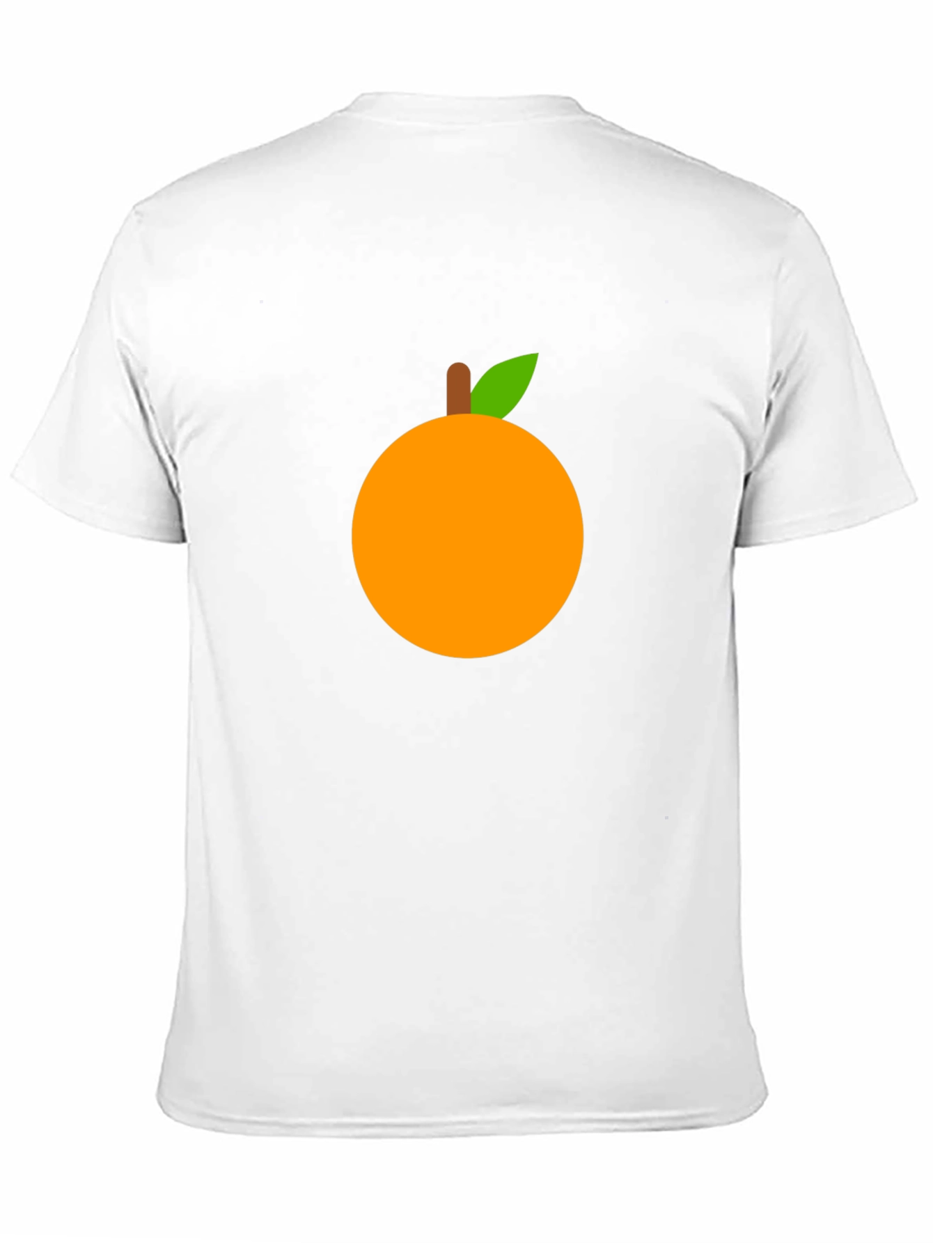 Orange Graphic T-Shirt - Casual Wear