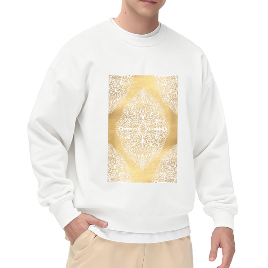 Cat & Diamond Graphic ԲÁìÎÀÒÂ - Unique Design Pullover Sweatshirt