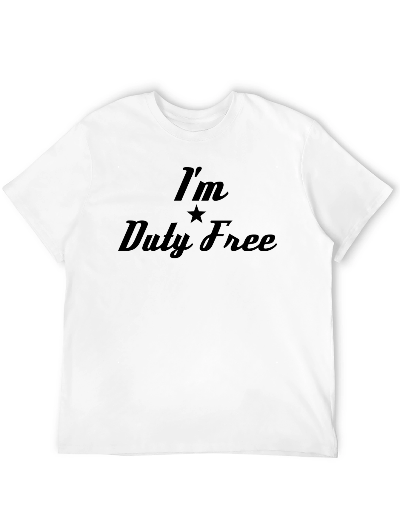 Im Duty Free Black T-Shirt