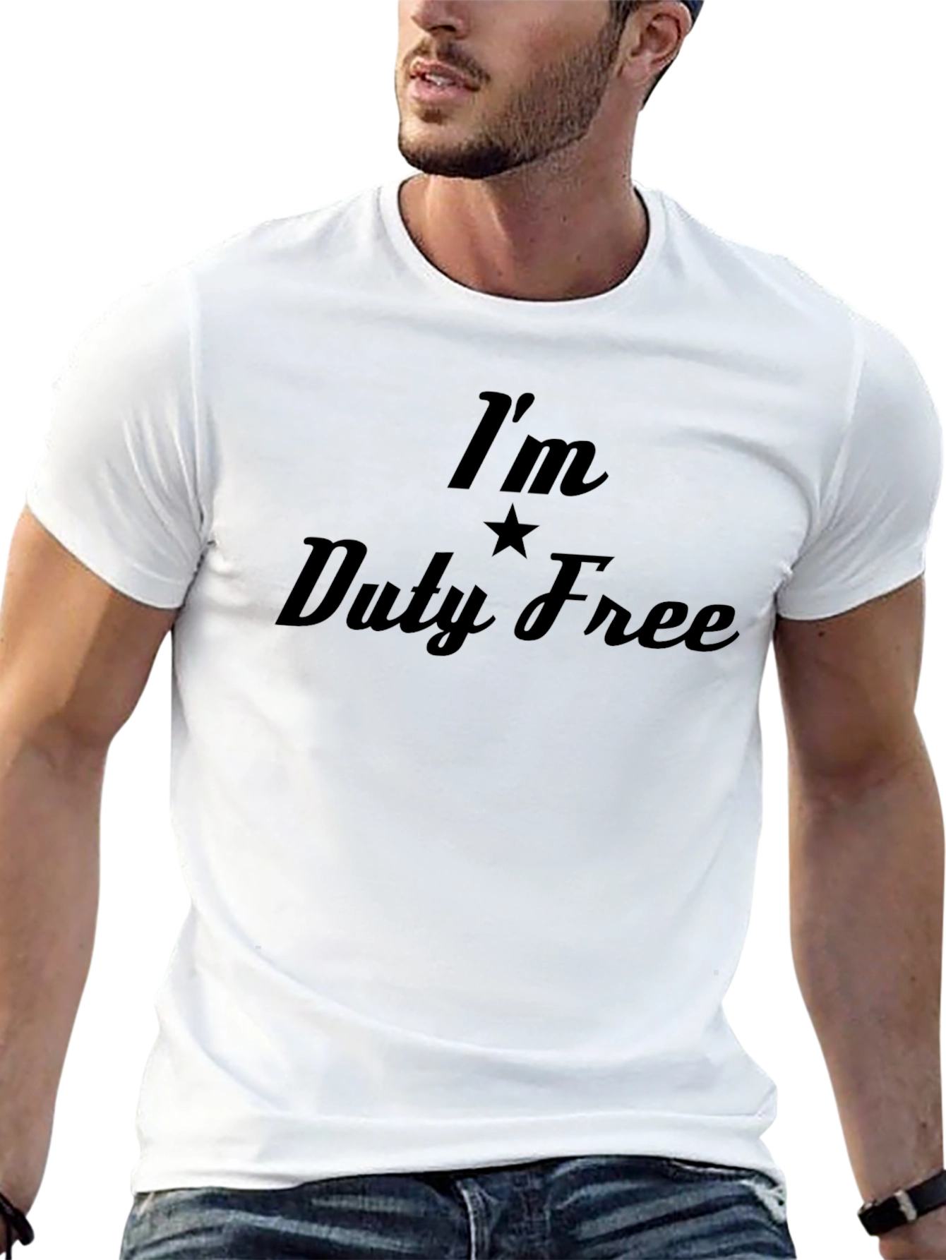 Im Duty Free Black T-Shirt