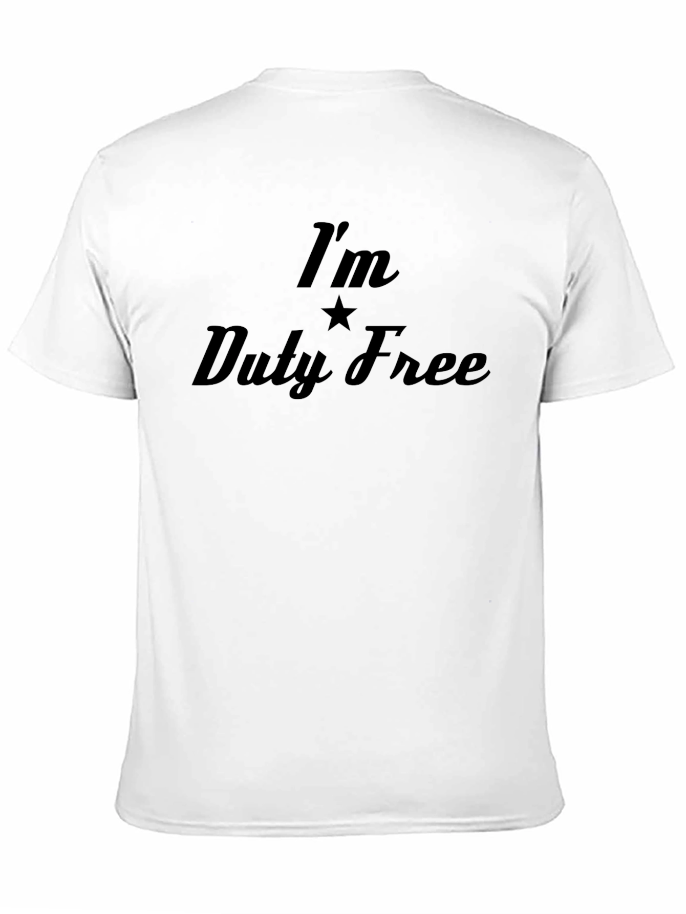 Im Duty Free Black T-Shirt