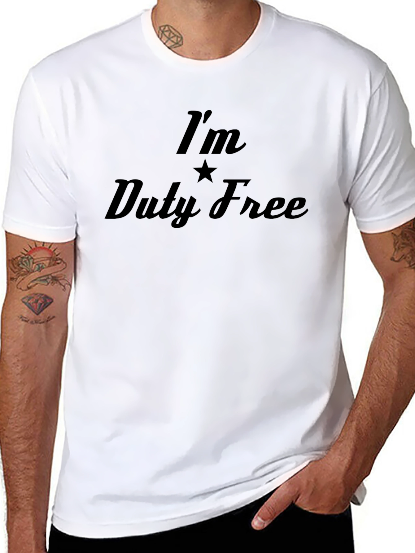 Im Duty Free Black T-Shirt