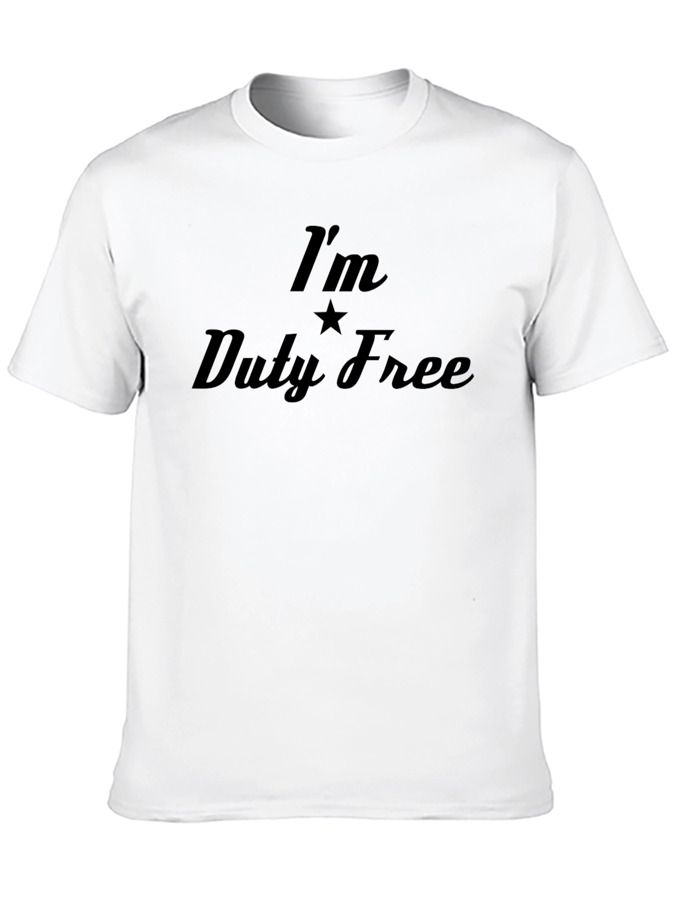 Im Duty Free Black T-Shirt