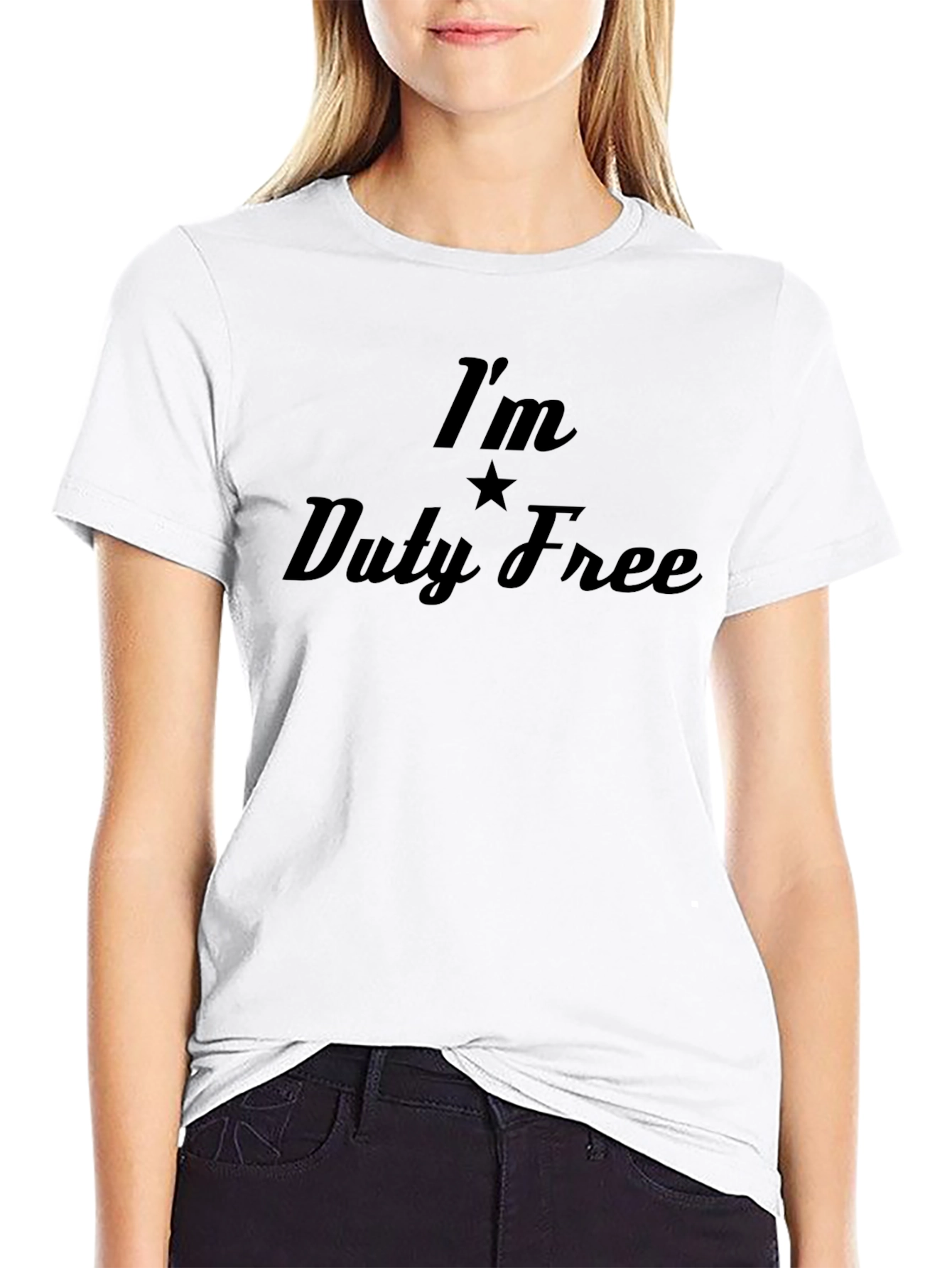 Im Duty Free Black T-Shirt