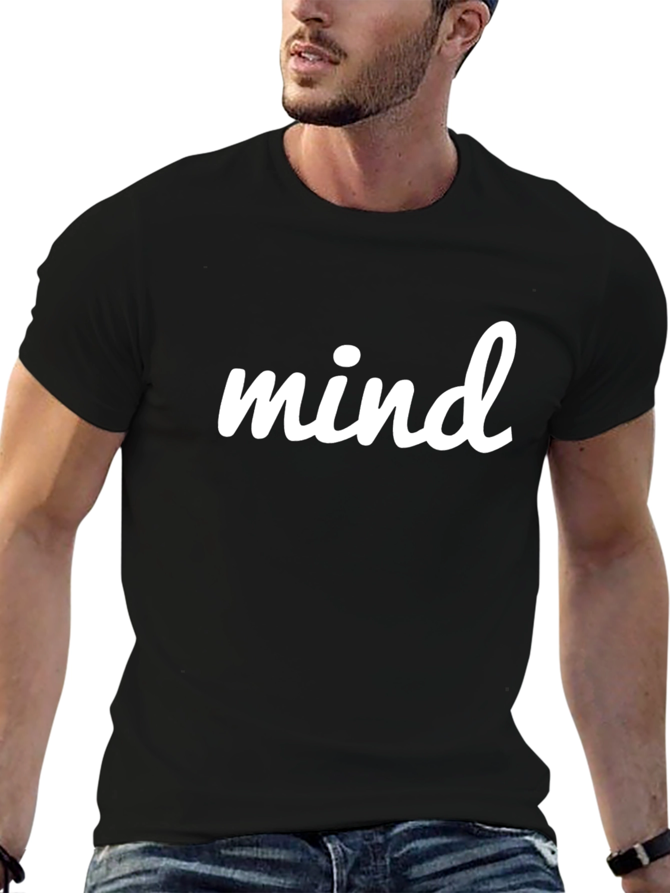 Mind Graphic Black T-Shirt - Casual Wear