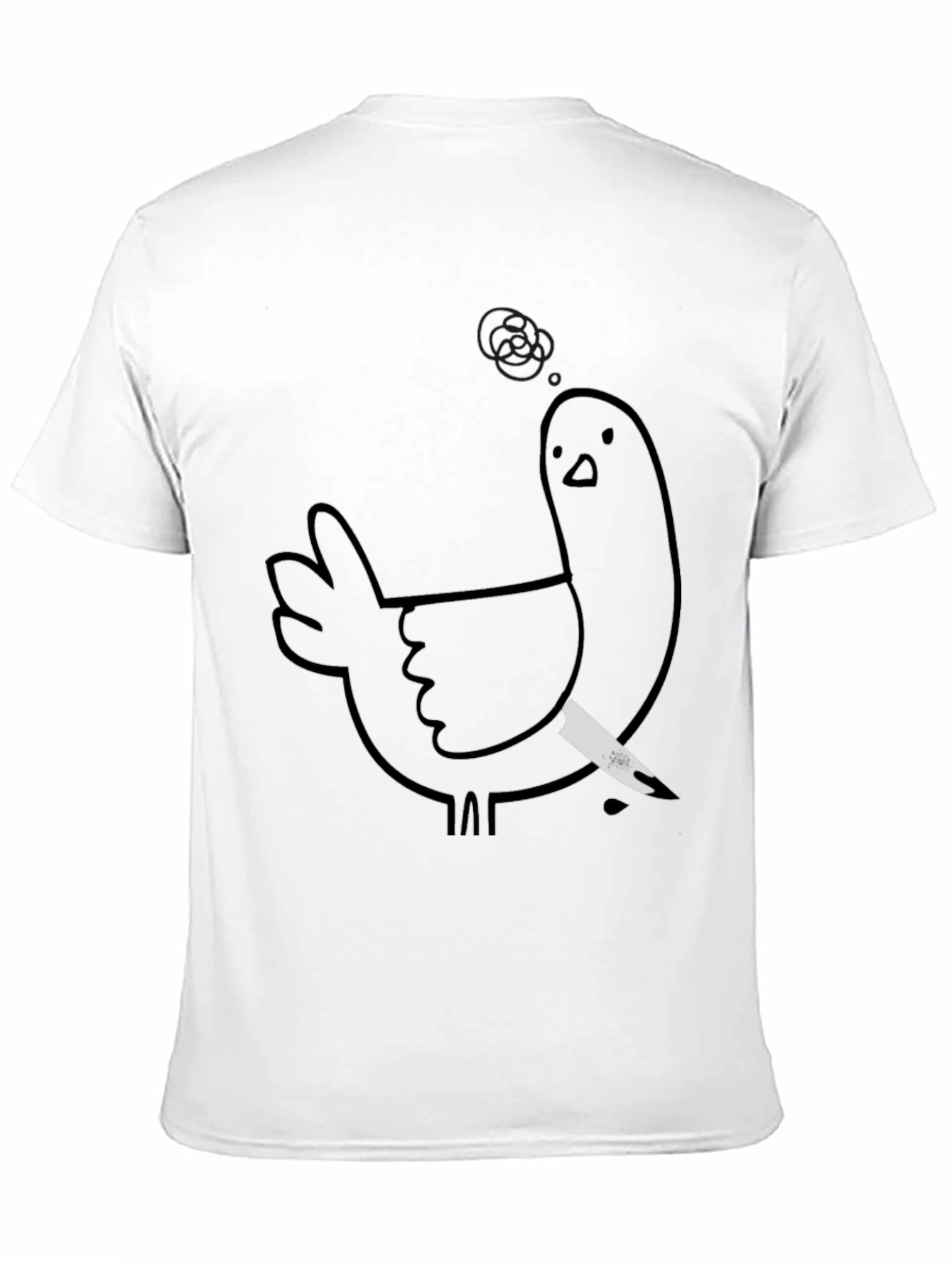 Murderous Chicken Graphic Tee - Black
