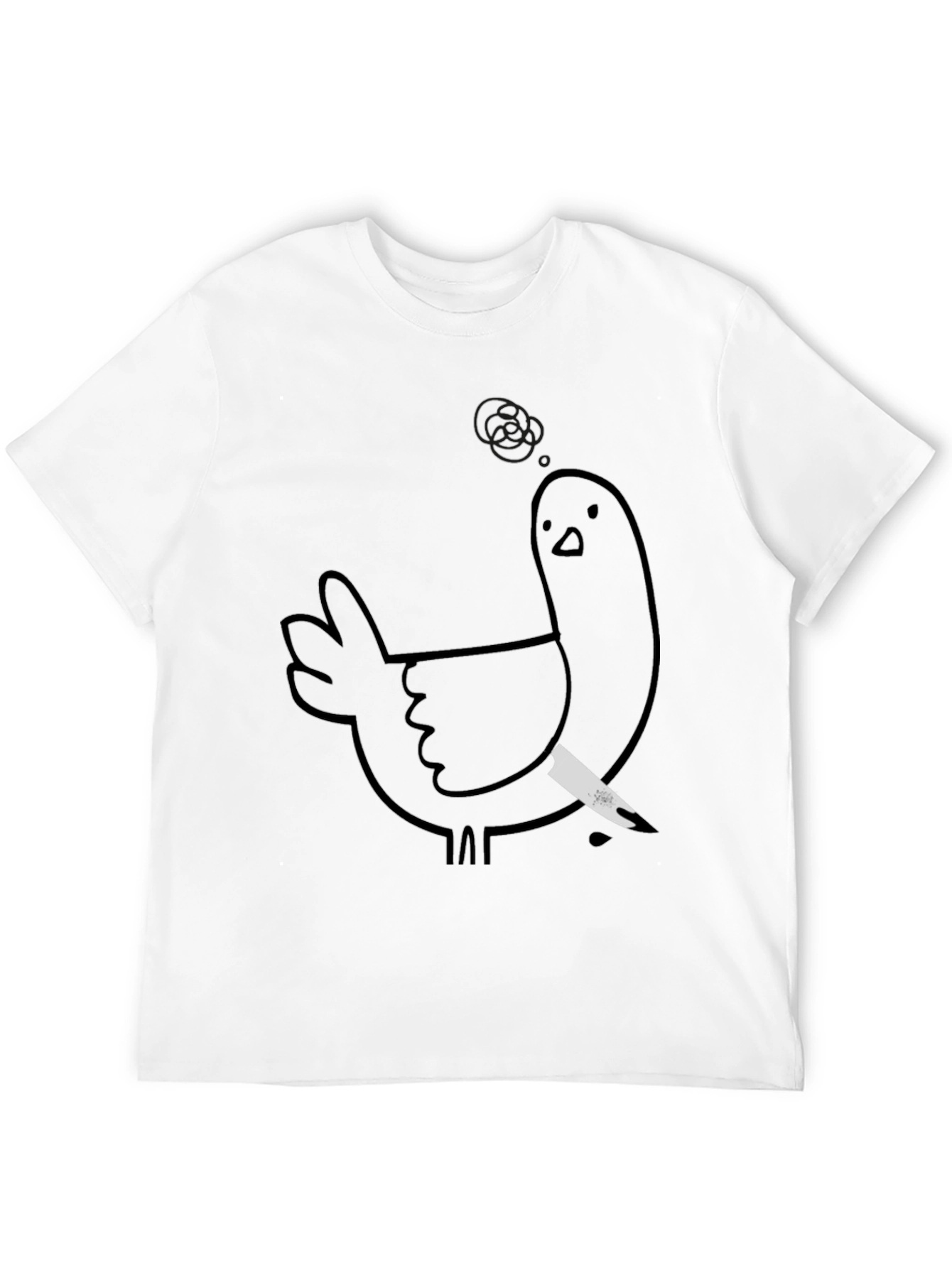 Murderous Chicken Graphic Tee - Black